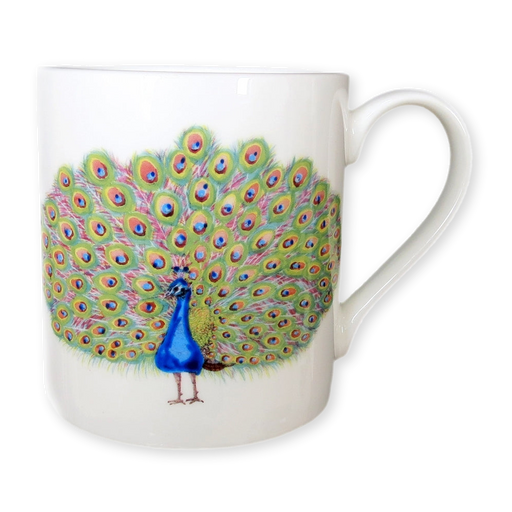 Peacock large mug