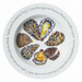Oysters 30cm Deep Rimmed Plate