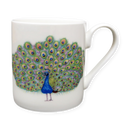 Peacock Mug (medium straight sided)