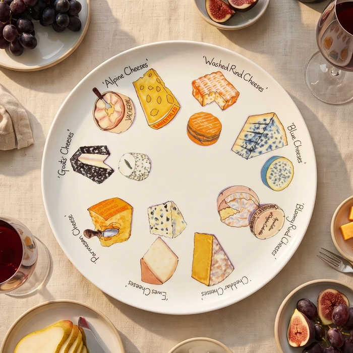 Cheese Plate & Platter 30cm (12") Flat Rimmed