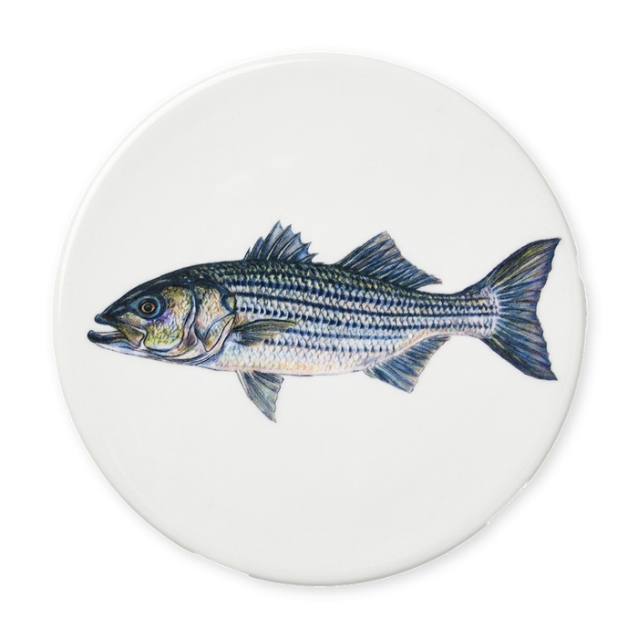 Richard Bramble Striped Bass Coaster