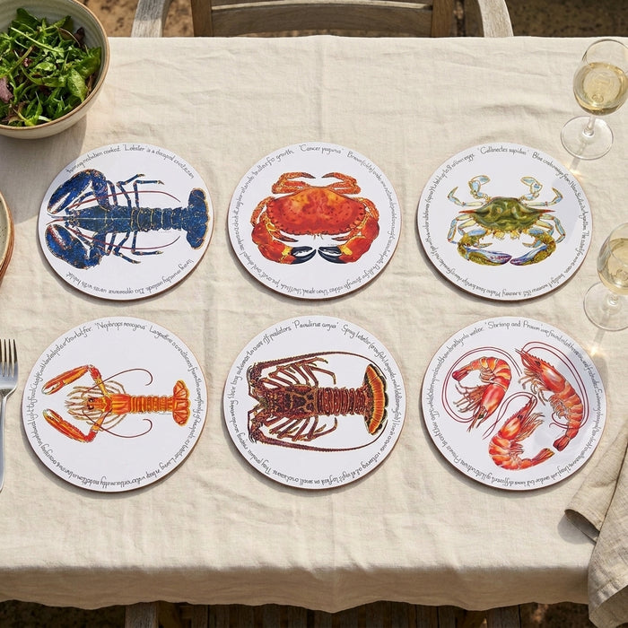 Crustacean Tablemat Set of 6 by Richard Bramble