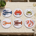 Crustacean Tablemat Set of 6 by Richard Bramble
