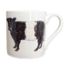 Belted Galloway Cow large mug