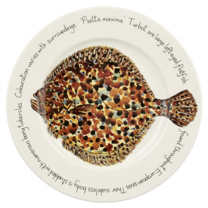 Turbot 30cm Flat Rimmed Plate