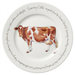 Guernsey Cow 30cm Flat Rimmed Plate