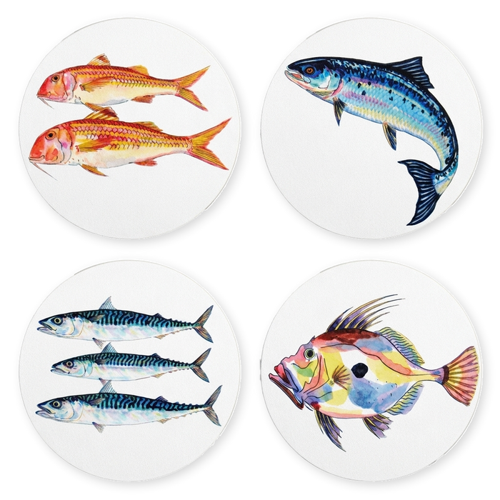 Sea fish 4 coaster gift selection