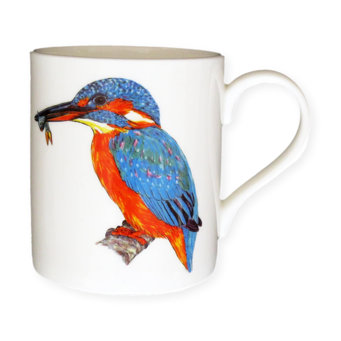 Kingfisher Mug (medium straight sided)
