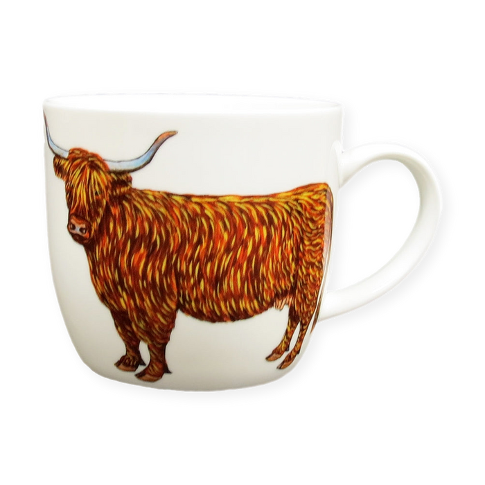 Highland Cow Mug (medium round sided)