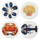 Shellfish 4 coaster gift selection