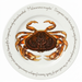Dungeness Crab 30cm Flat Rimmed Plate