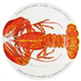 Red Lobster 30cm Flat Rimmed Plate