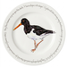 Oystercatcher Standing 30cm Flat Rimmed Plate