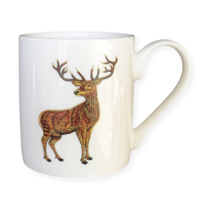 Stag Mug (medium straight sided)
