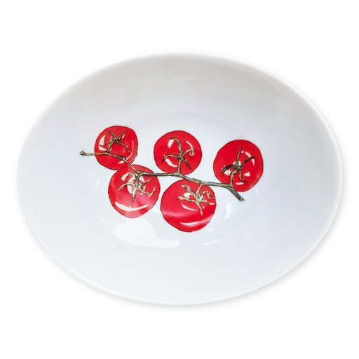 Tomatoes 18cm oval bowl