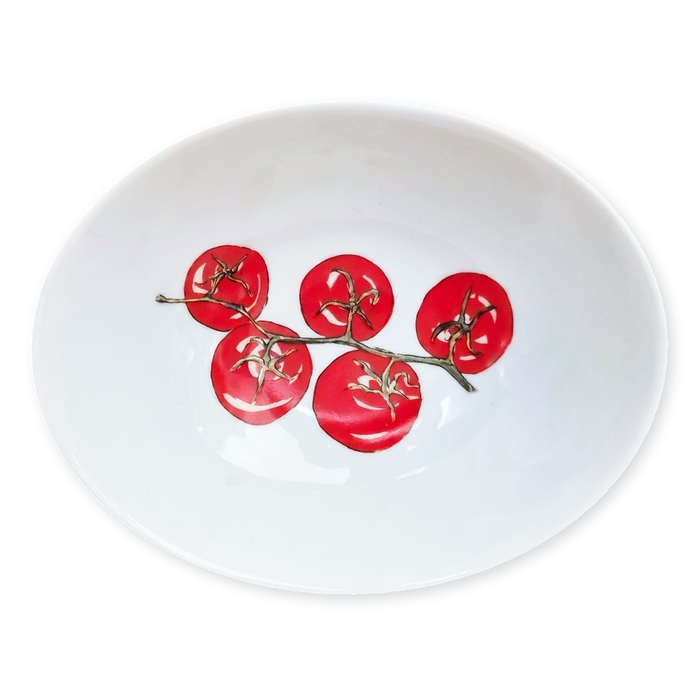 Tomatoes 18cm oval bowl