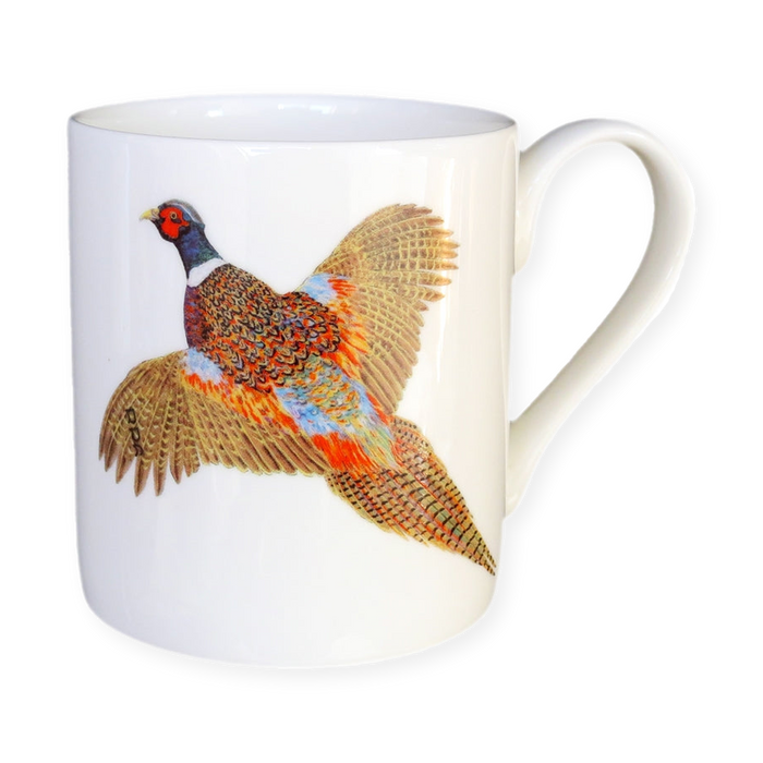 Pheasant Mug (medium straight sided)