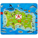 Jersey Island Map Tablemat