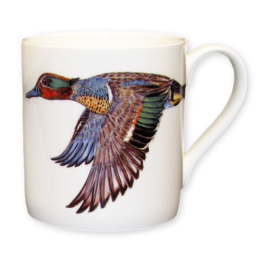 Teal Duck large mug
