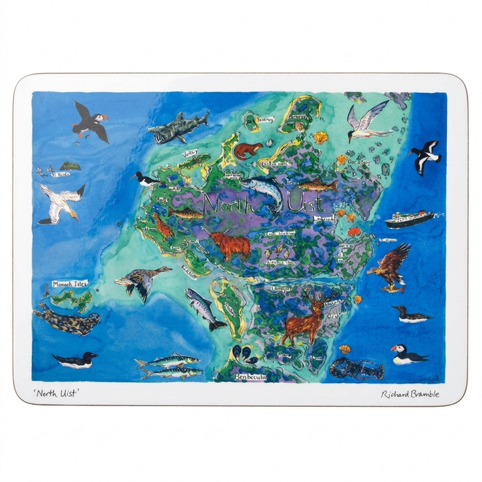 North Uist Map Tablemat