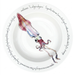 Squid 30cm Deep Rimmed Plate