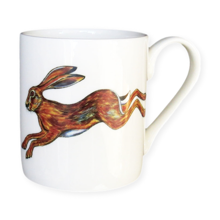 Hare Mug (medium straight sided)