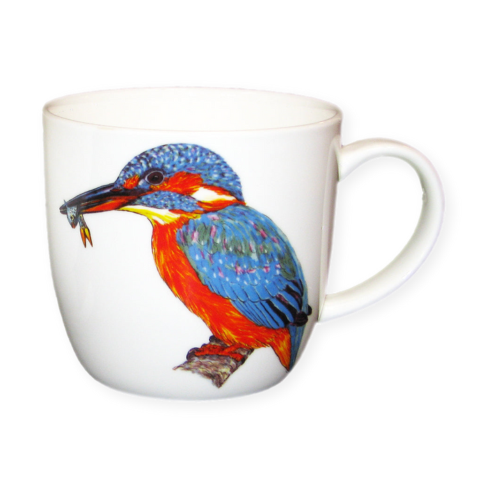 Kingfisher Mug (medium round sided)