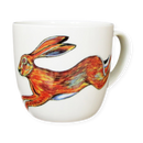 Hares Mug (medium round sided)