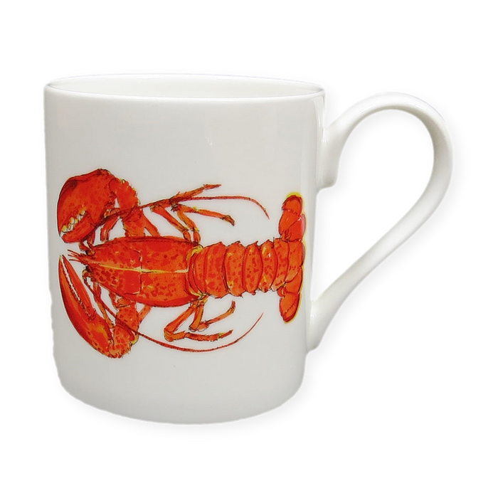 Red Lobster Mug (medium straight sided)