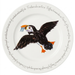 Puffin Flying 30cm Flat Rimmed Plate