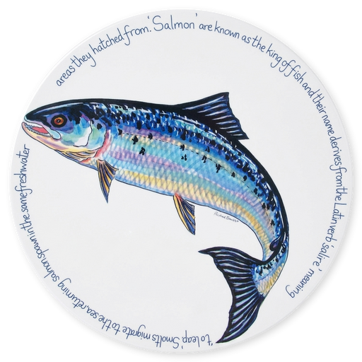 Salmon Tablemat by Richard Bramble
