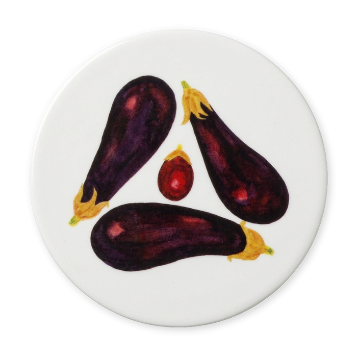 Richard Bramble Aubergine Coaster