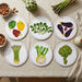 Kitchen Garden Tablemat Set of 6 by Richard Bramble