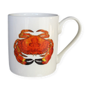 Crab & Lobster  Mug (medium straight sided)