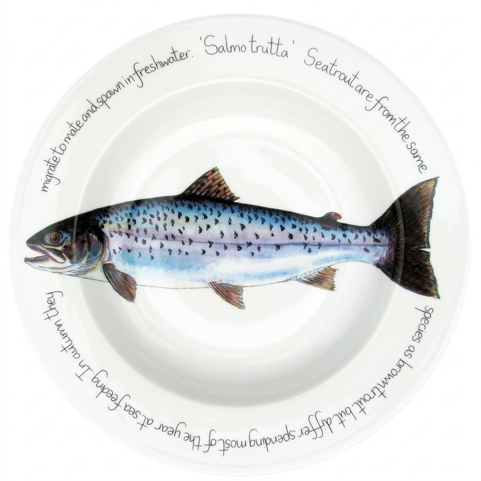 Sea Trout 30cm Deep Rimmed Plate