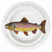 Brown Trout 30cm Deep Rimmed Plate