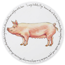 Large White Pig Tablemat