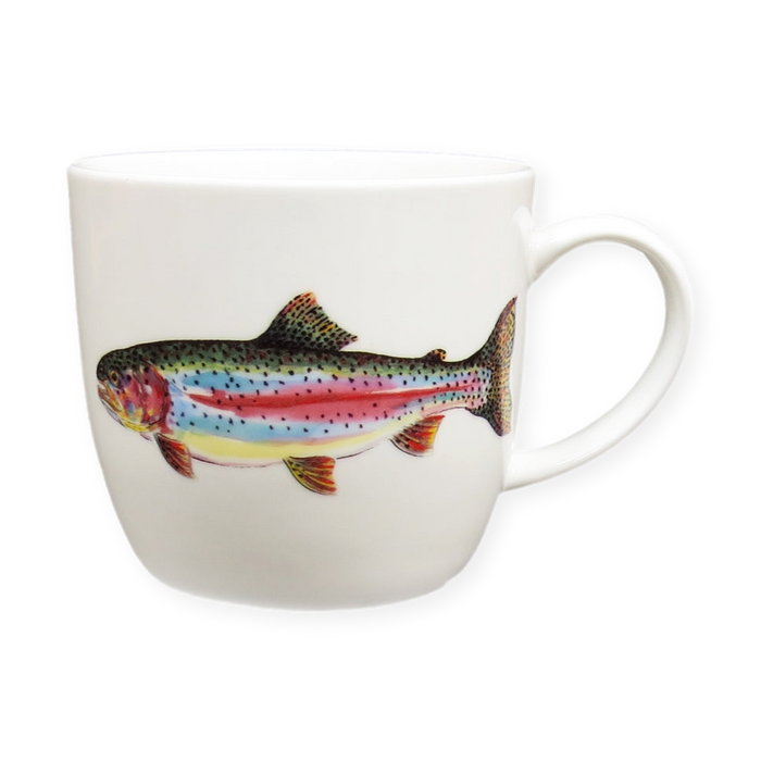 Rainbow Trout Mug (medium round sided)