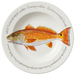 Red Drum 30cm Deep Rimmed Plate