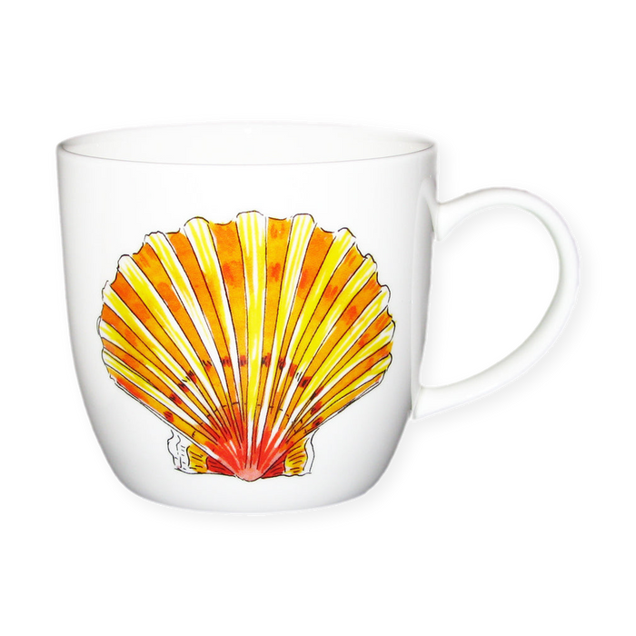 Scallop Mug (medium round sided)