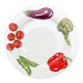 Vegetables 30cm Flat Rimmed Plate