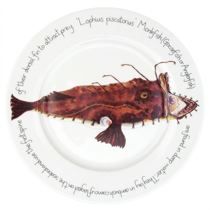 Monkfish 30cm Flat Rimmed Plate