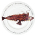 Monkfish 30cm Flat Rimmed Plate