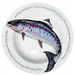 Salmon 30cm Deep Rimmed Plate