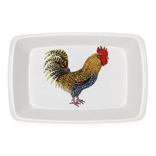 Cockerel & Rooster Large Roaster & Baking Dish