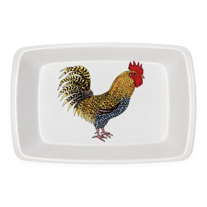 Cockerel & Rooster Large Roaster & Baking Dish