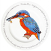 Kingfisher 30cm Flat Rimmed Plate