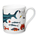 British Marine Species - Basking Shark Mug (large size)