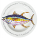 Yellowfin Tuna 30cm Deep Rimmed Plate