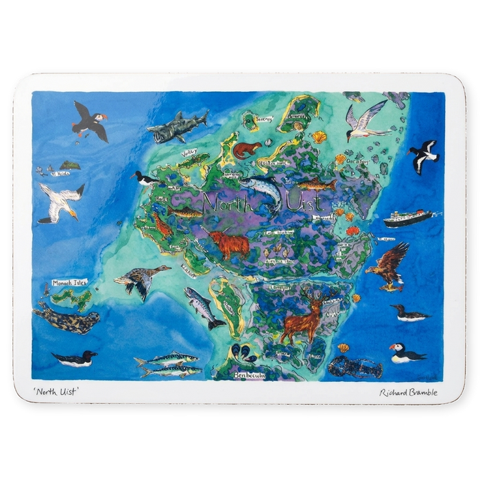 North Uist Map Tablemat